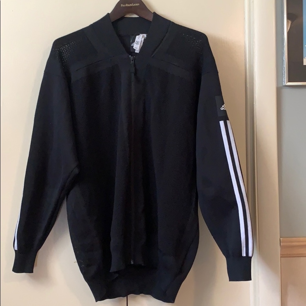 New Adidas Training Icon Knit Bomber Jacket